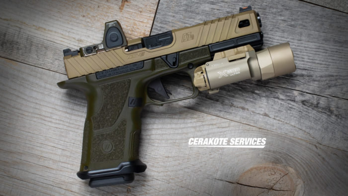 Cerakote Service- Handgun- Slide and Frame (+ Two Way Insured Shipping) -  ZR Tactical Solutions
